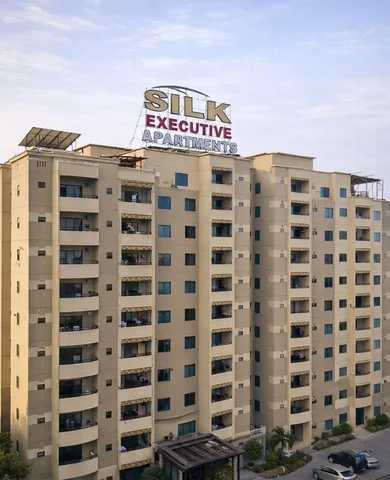 silk executive apartment peshawr bulding